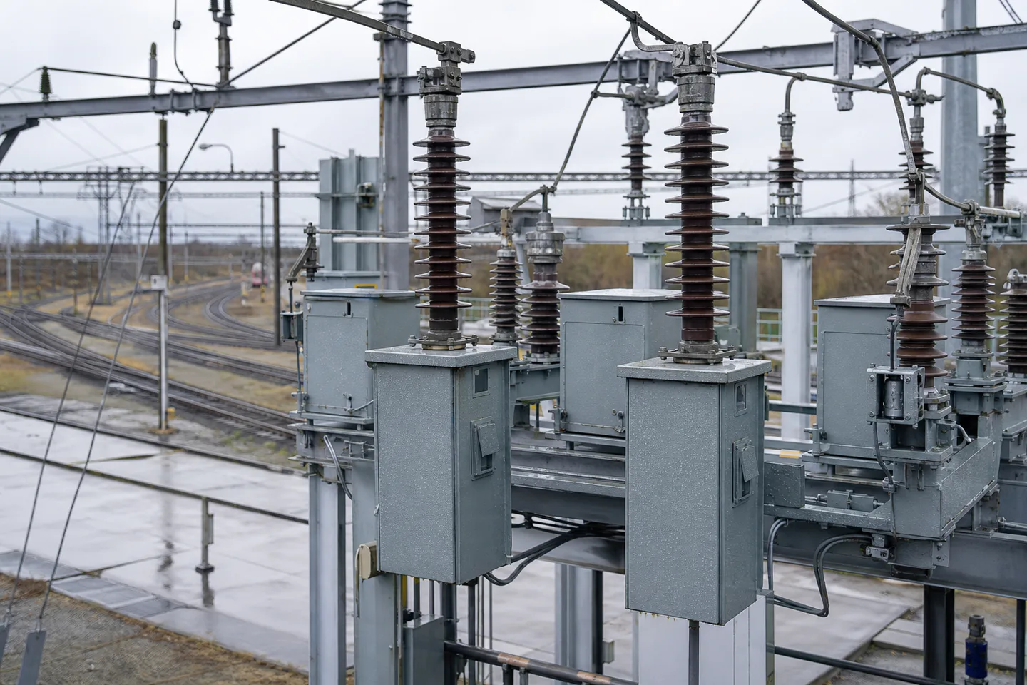 Illustrative rail and transport electrical infrastructure requiring surface protection